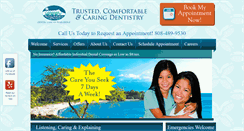Desktop Screenshot of dentalcareofpearlridge.com